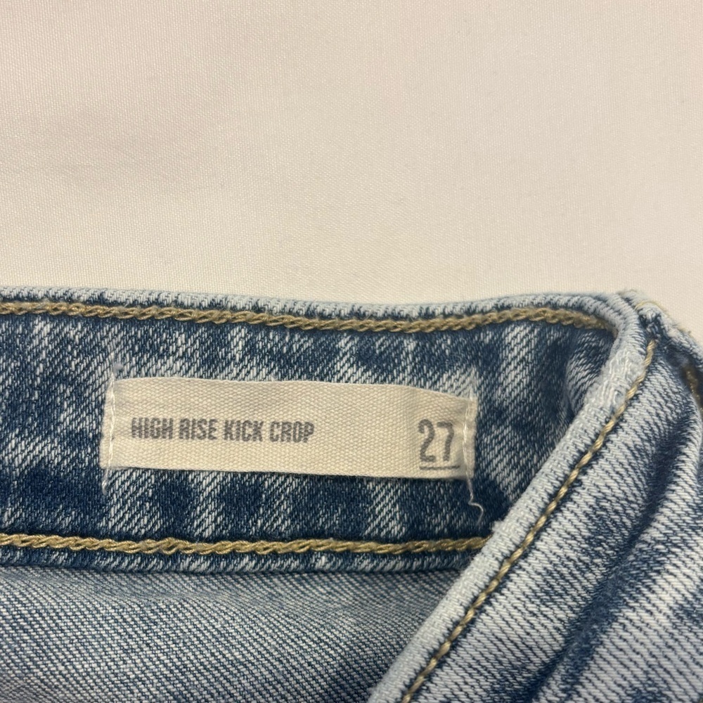 Harper (Francesca's Collections) Distressed Y2K High Rise flare Jeans - Picture 4 of 8